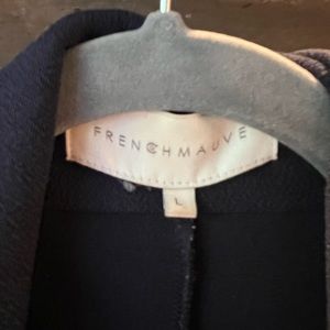 French Mauve Navy Blazer